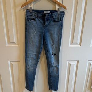 Banana Republic Women's Distressed Denim Skinny Jeans